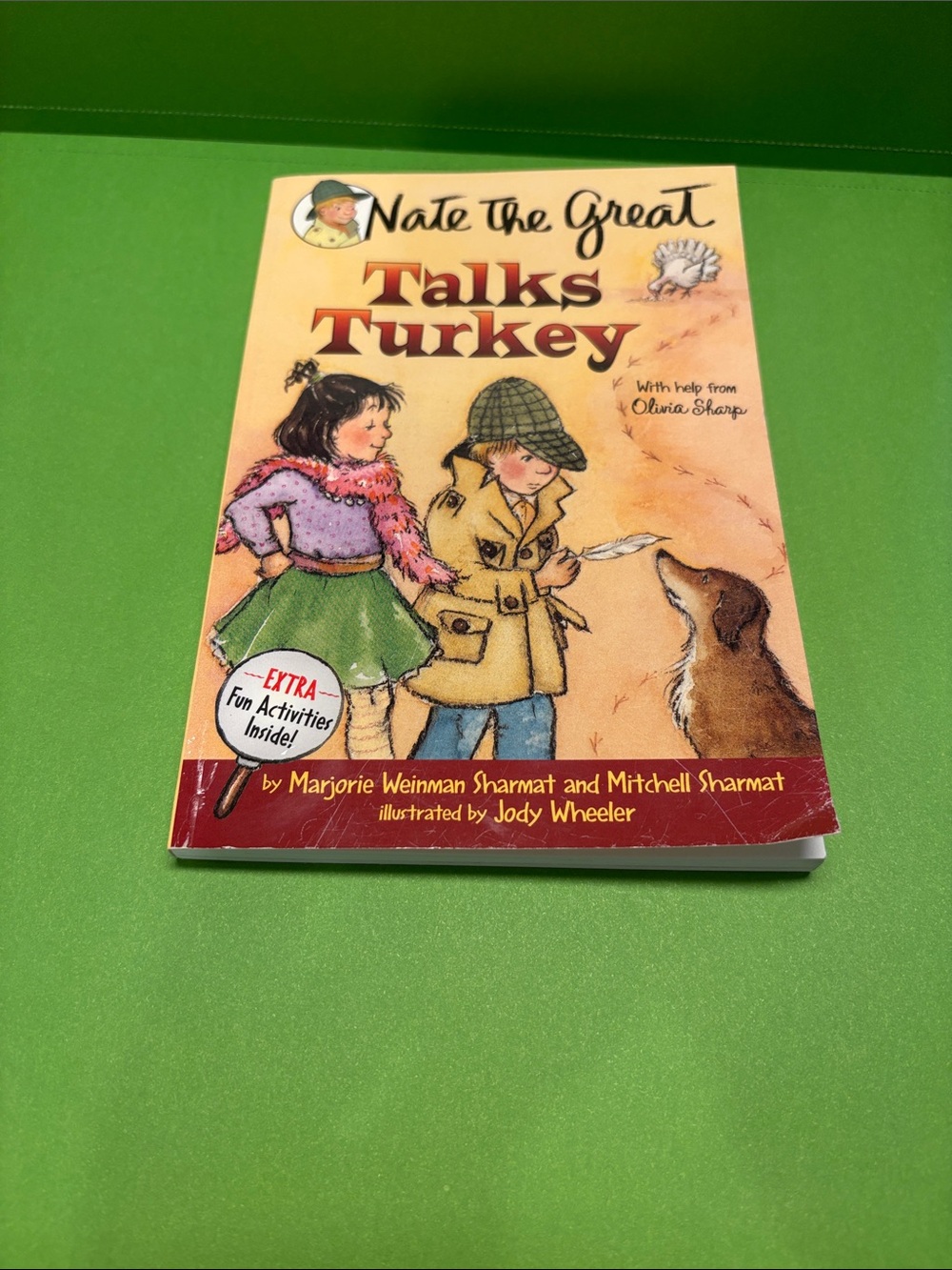 Chapter book. Nate the Great talks turkey.